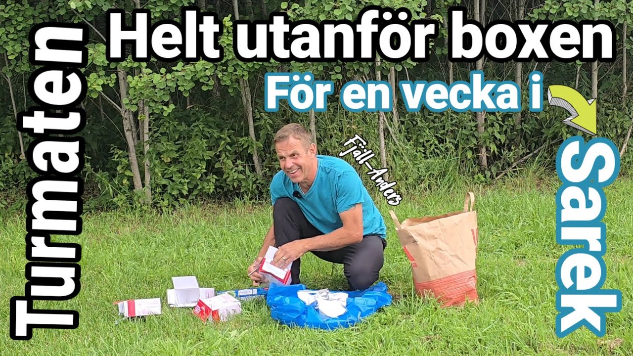 Vandringsmat, en vecka i Sarek. Bättre än frystorkat