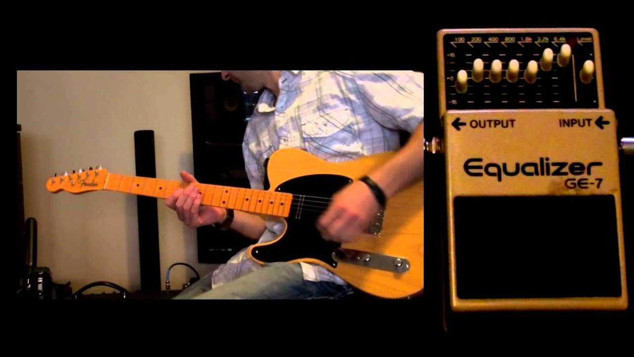 BOSS EQ Pedal - GE-7 Equalizer