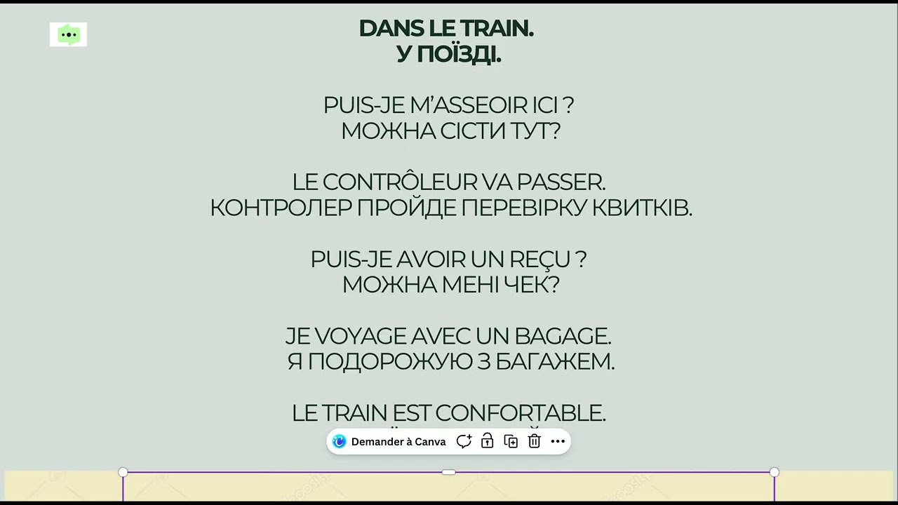 50 корисних фраз на вокзалі y французькій мові - 50 phrases utiles à la gare