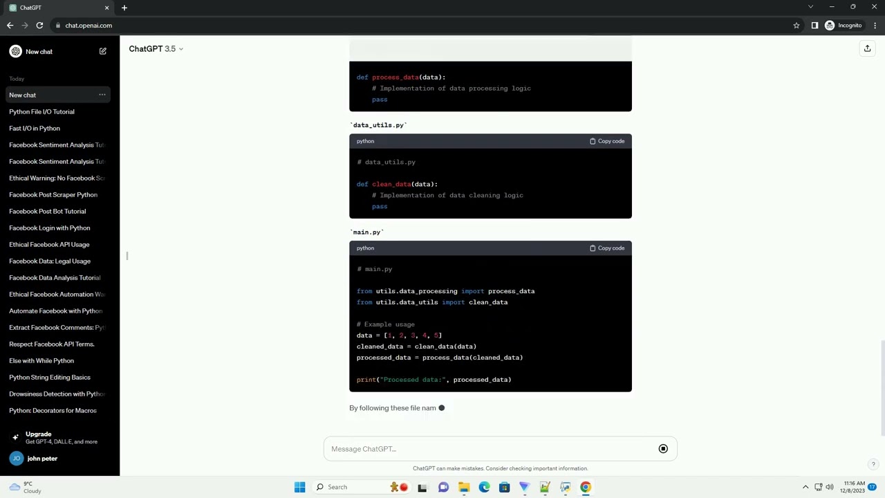 file naming convention in python