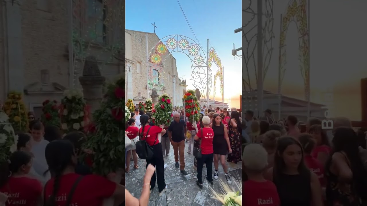 Festa di San Basilio a San Marco d'Alunzio, l&rsquo;emozionante uscita dalla chiesa Madre