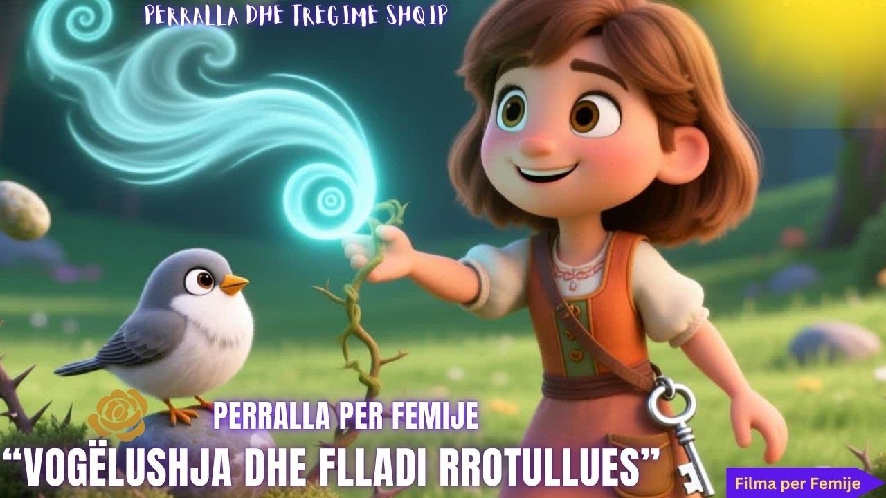 Vogelushja dhe Flladi rrotullues_ Perralla #femije #shqip #disney #tregimepopullore #tregimiidites