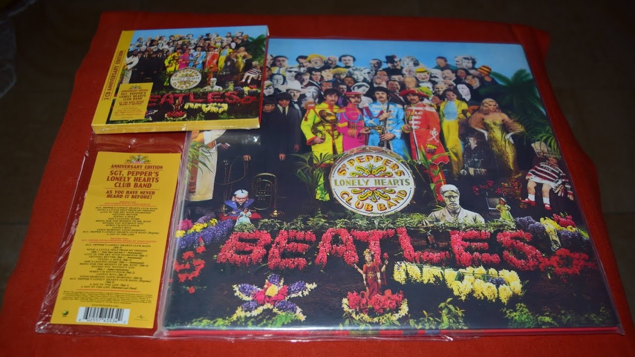 UNBOXING: The Beatles - Sgt Peppers 50th Anniversary 2 LP + 2 CD issues