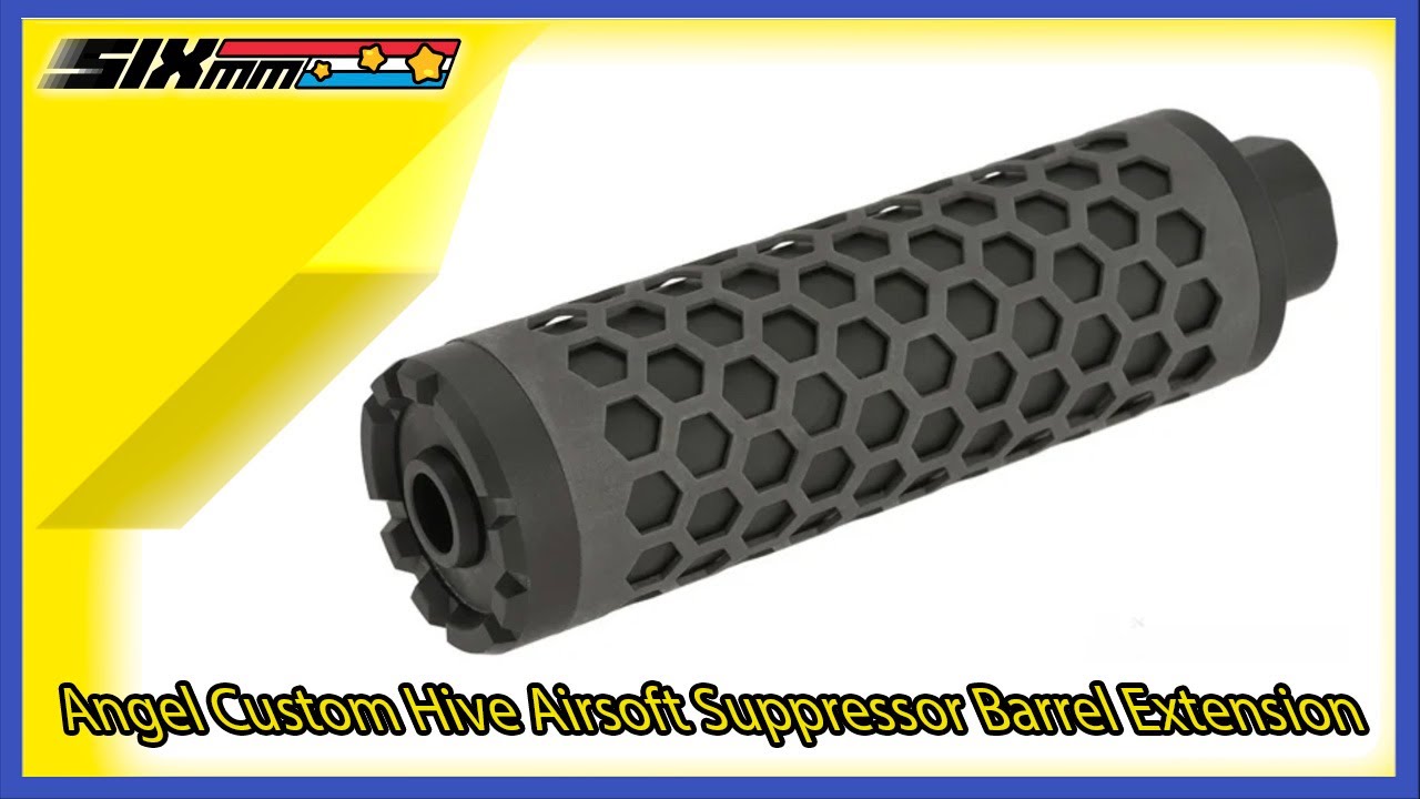 [Angel Custom] Hive Airsoft Suppressor Barrel Extension[Short Ver.][BLK]