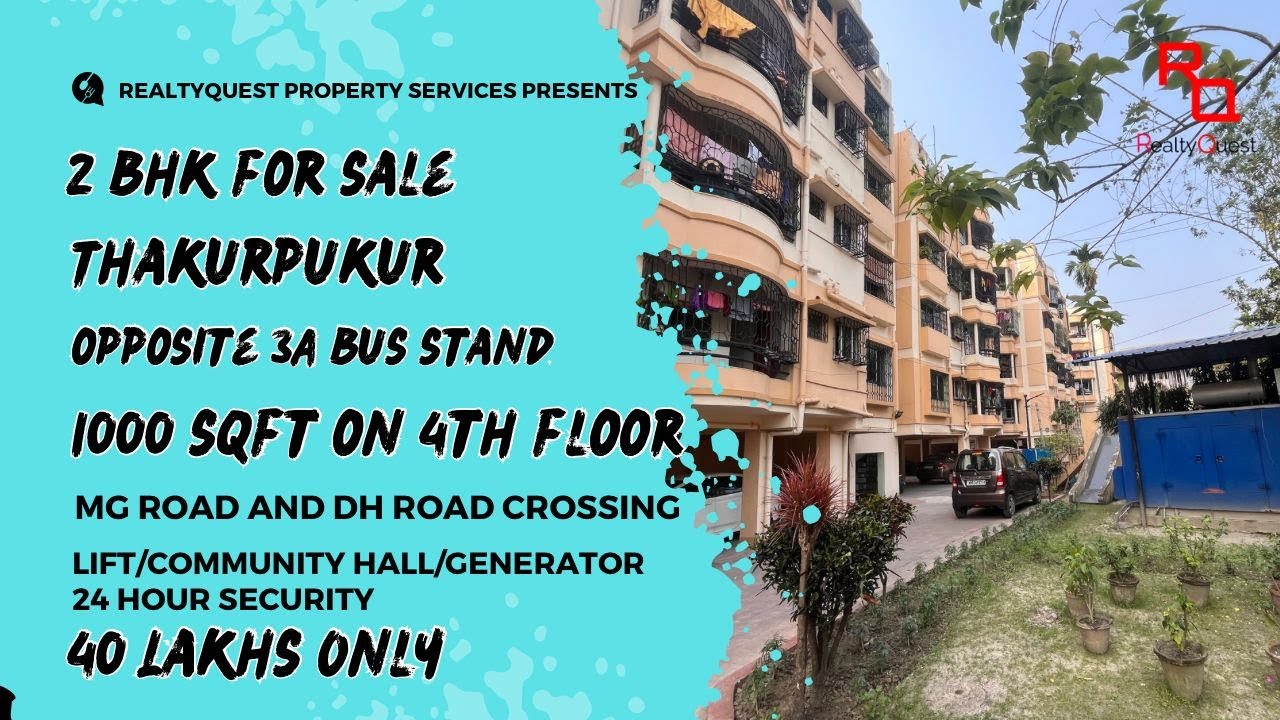 2 BHK in Lux Valley | +91 9830336652 | Thakurpukur, DH Road | Secured Gated Society |