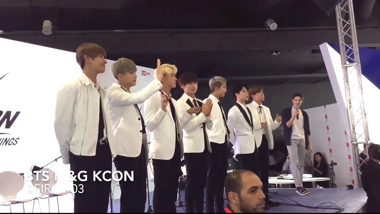 BTS (방탄소년단) - Meet & Greet KCON France (part1)