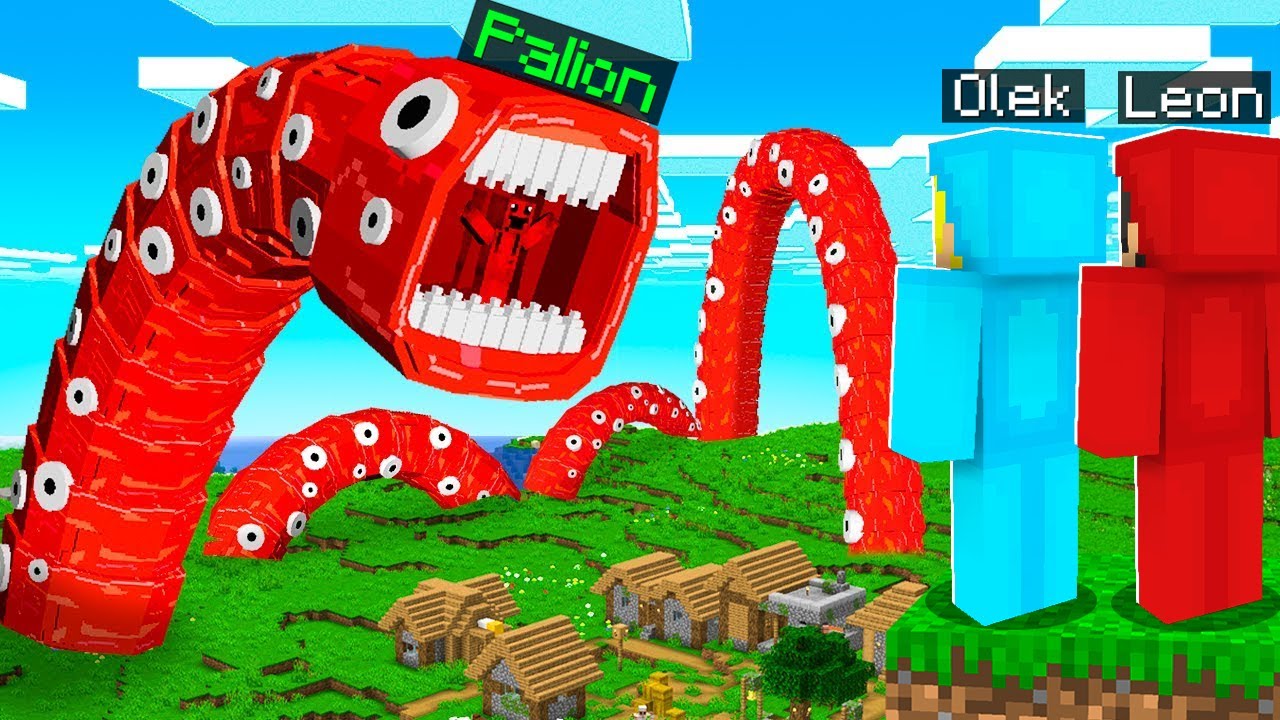 OSZUKUJĘ MOICH PRZYJACI&Oacute;Ł jako TRAIN EATER w Minecraft!