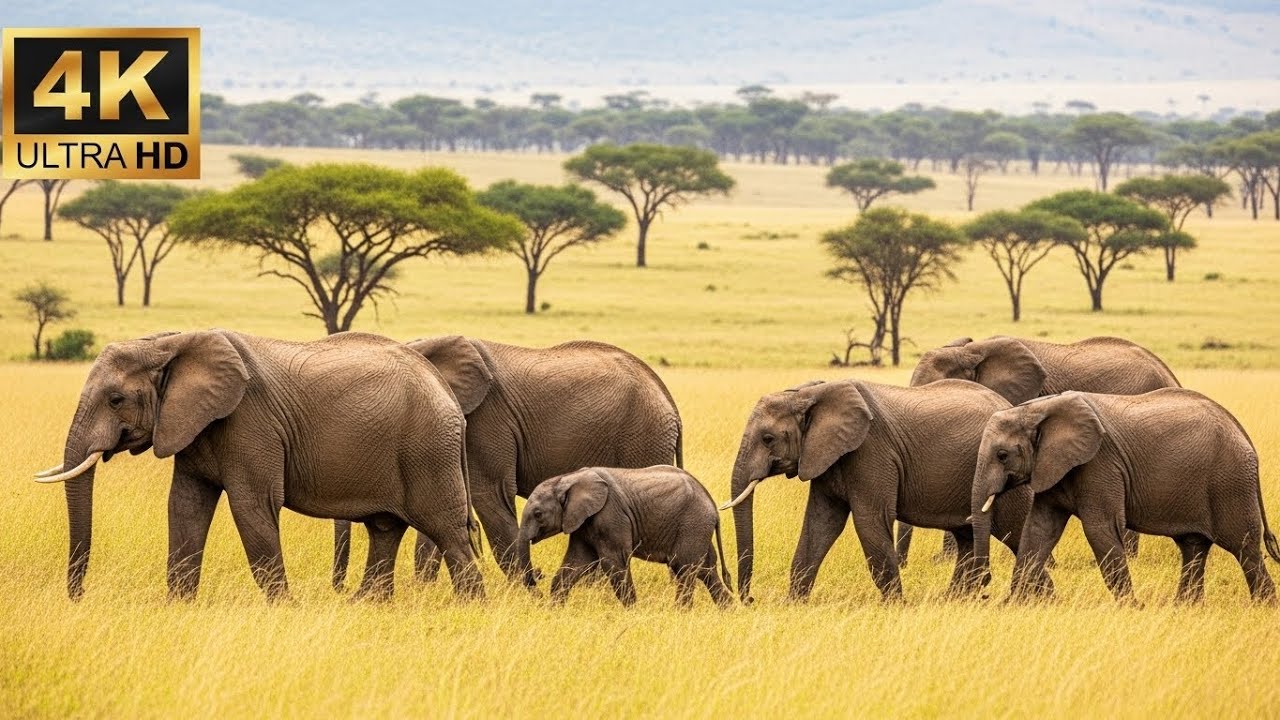 Amazing Wildlife 4K - Nature Documentary Film with Peace of mind Music. #ANIMALS