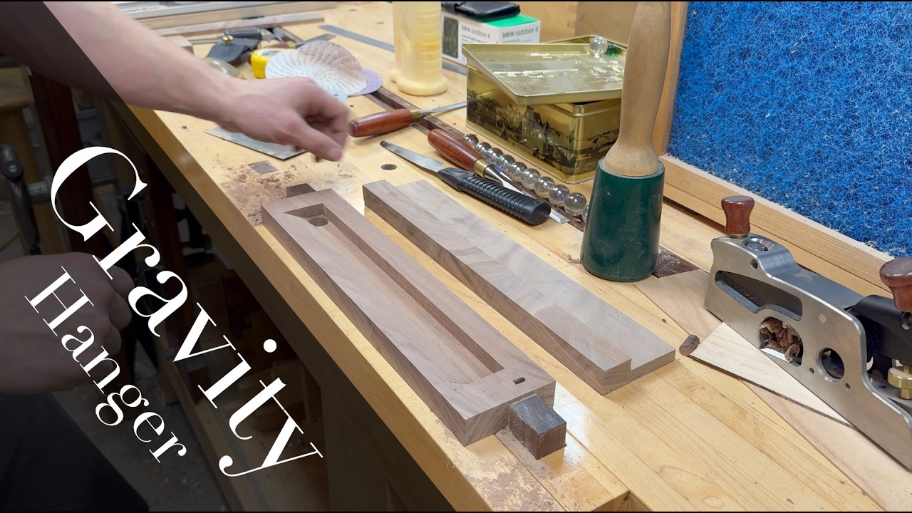 Walnut Calendar Gravity Hanger