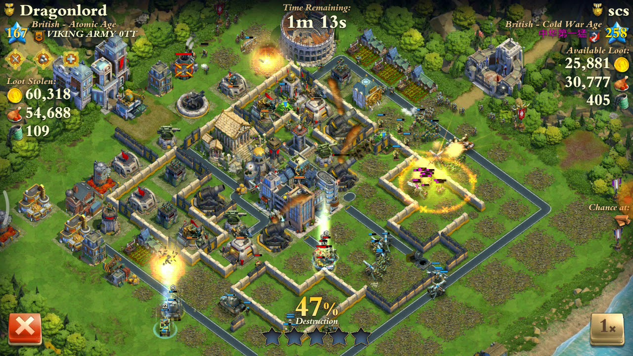 Dominations - Cold war age 258 vs Atomic age 162