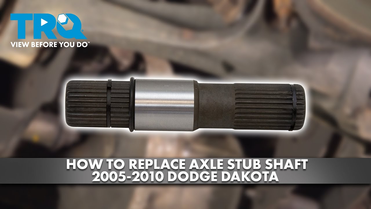 How to Replace Driver Side Axle Stub Shaft 2005-2010 Dodge Dakota