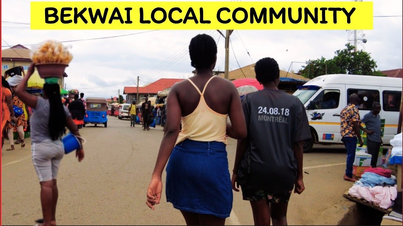 Local Vibes of Bekwai | Exploring a Well-Known Town in Ashanti Region, Ghana 