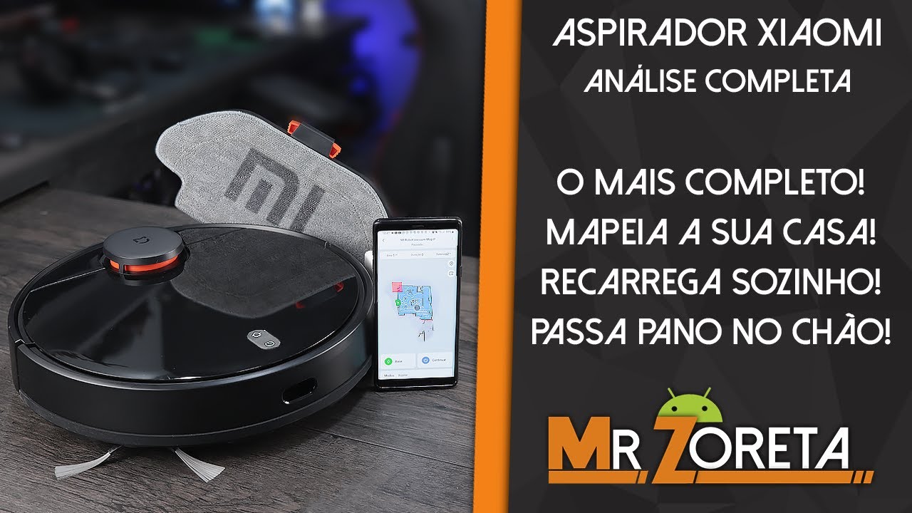 O MELHOR Robô da XIAOMI! Esse Aspira e passa PANO DE CHÃO! Além de Mapear a Casa! Análise Completa!
