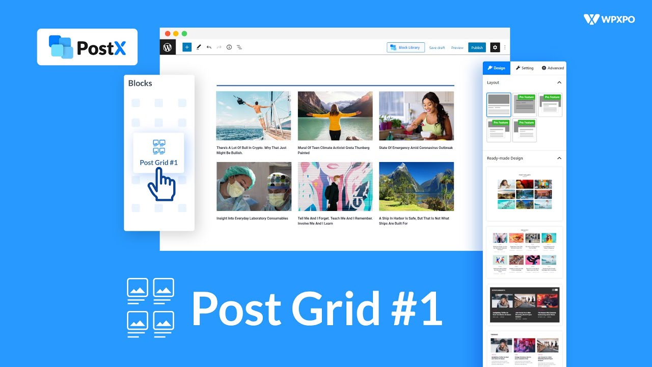 Post Grid #1: Customizations and Settings Overview [PostX Gutenberg Blocks]