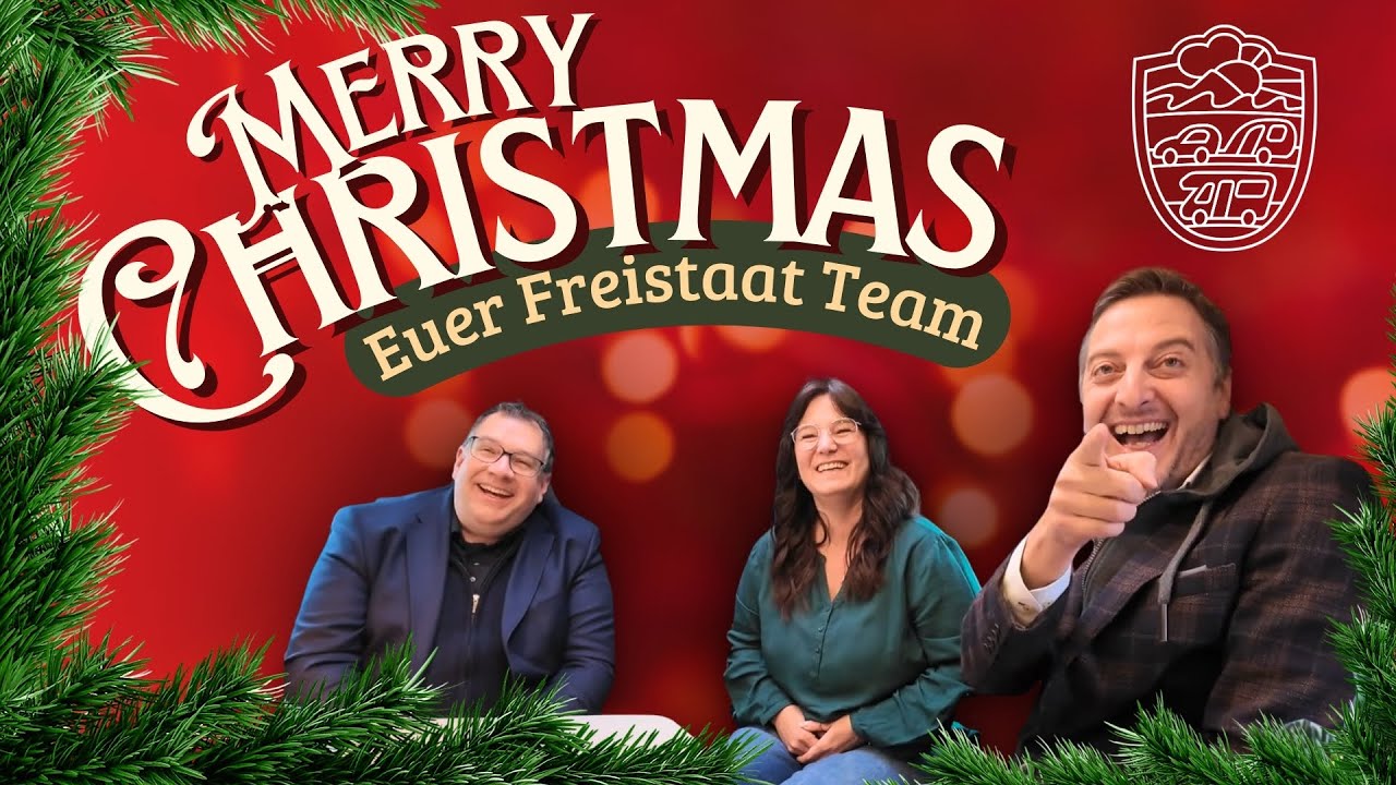 Frohe Weihnachten w&uuml;nscht das Freistaat-Team!