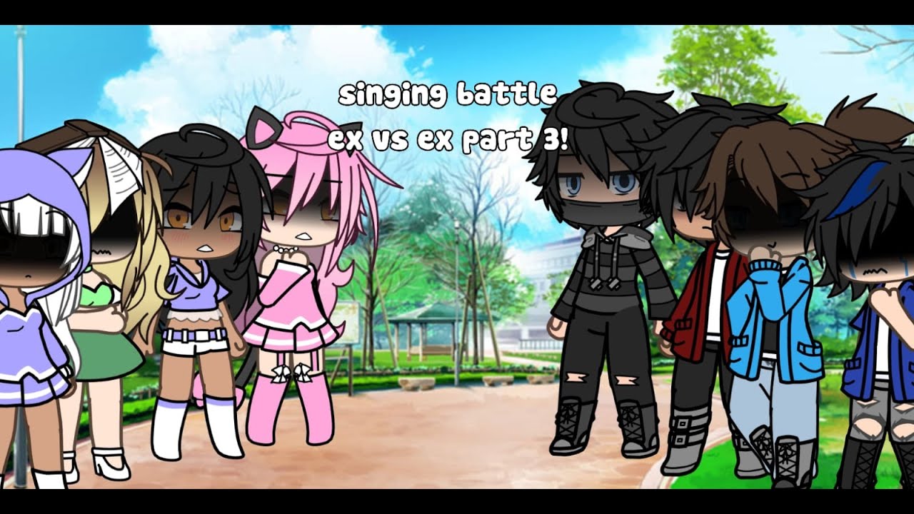 ex vs ex singing battle part 3!! || gacha aphmau smp