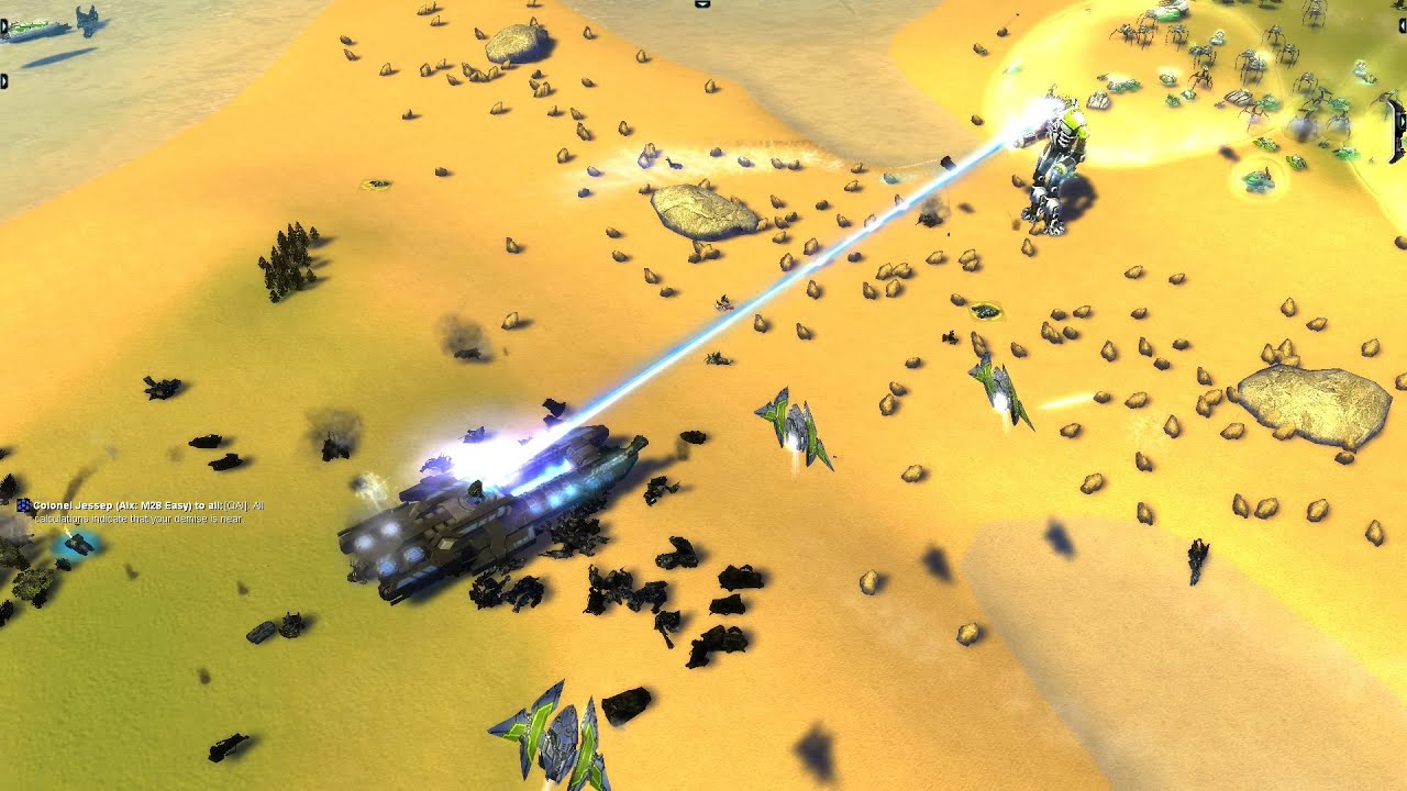 Nomads and UEF vs Aeon - M28 AI vs M28 AI - Supreme Commander Forged Alliance