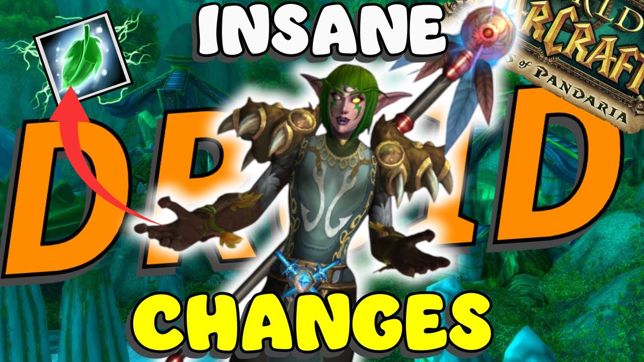 Resto Druid gets INSANELY good changes in MoP Classic