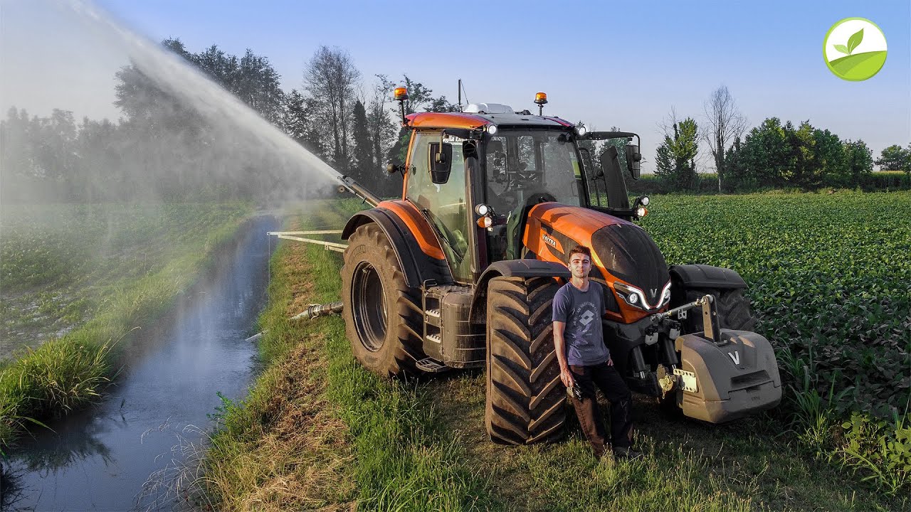 IRRIGAZIONE CON IL VALTRA N175 Direct! 🤩 | Test PTO + Consumi - TractorVlog #62