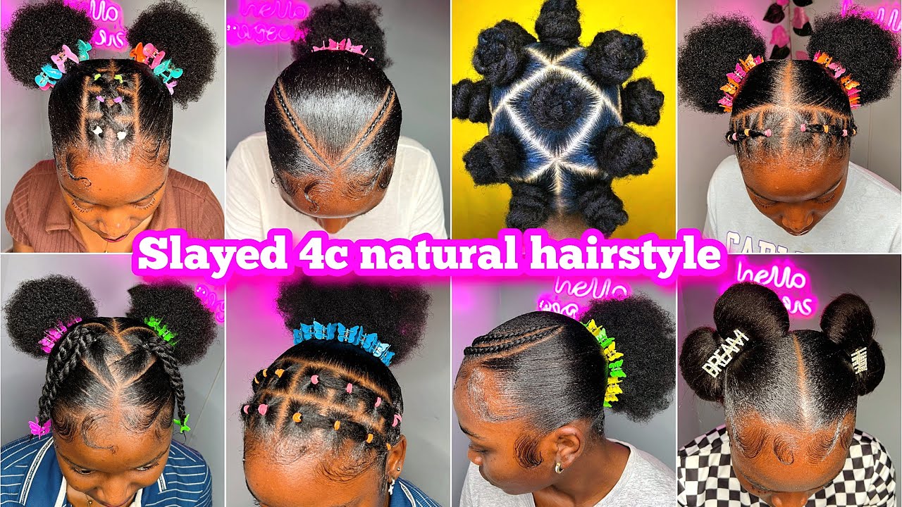 🌼🥰New Pinterest inspired 𝟒𝐜 𝐧𝐚𝐭𝐮𝐫𝐚𝐥 𝐡𝐚𝐢𝐫𝐬𝐭𝐲𝐥𝐞𝐬🛍️🌸| New girly natural hairstyles 2024 ☀️🍁