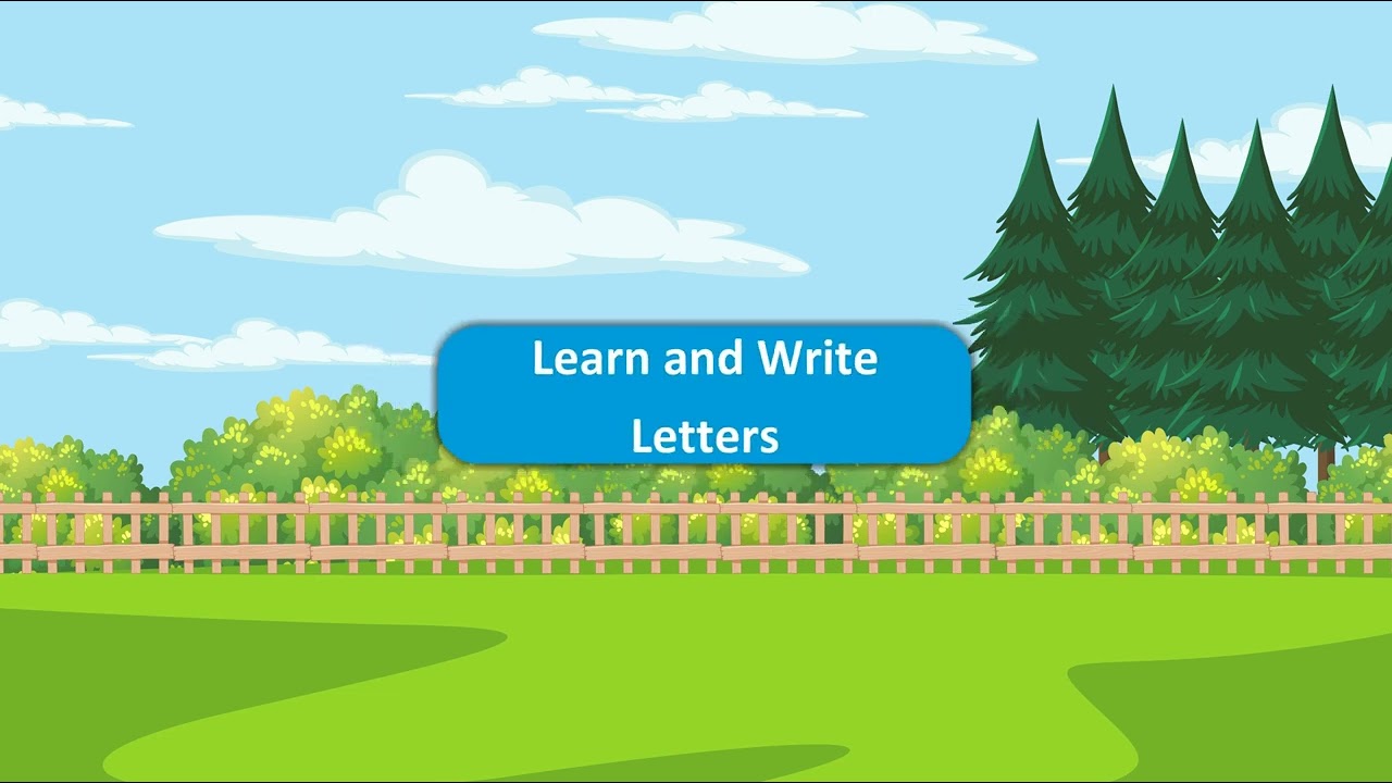 Ch 3 | Ace Publishing House | English pre-primer | LKG | Learn and Write Letters |  For children