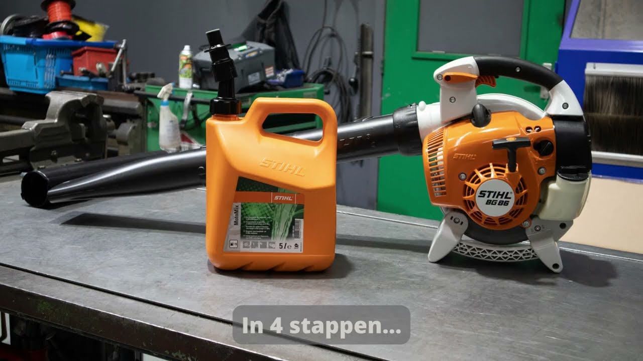 Advies van Ruben -  HOE maak je een Stihl BG 86 Bladblazer  in 4 stappen gebruiksklaar?