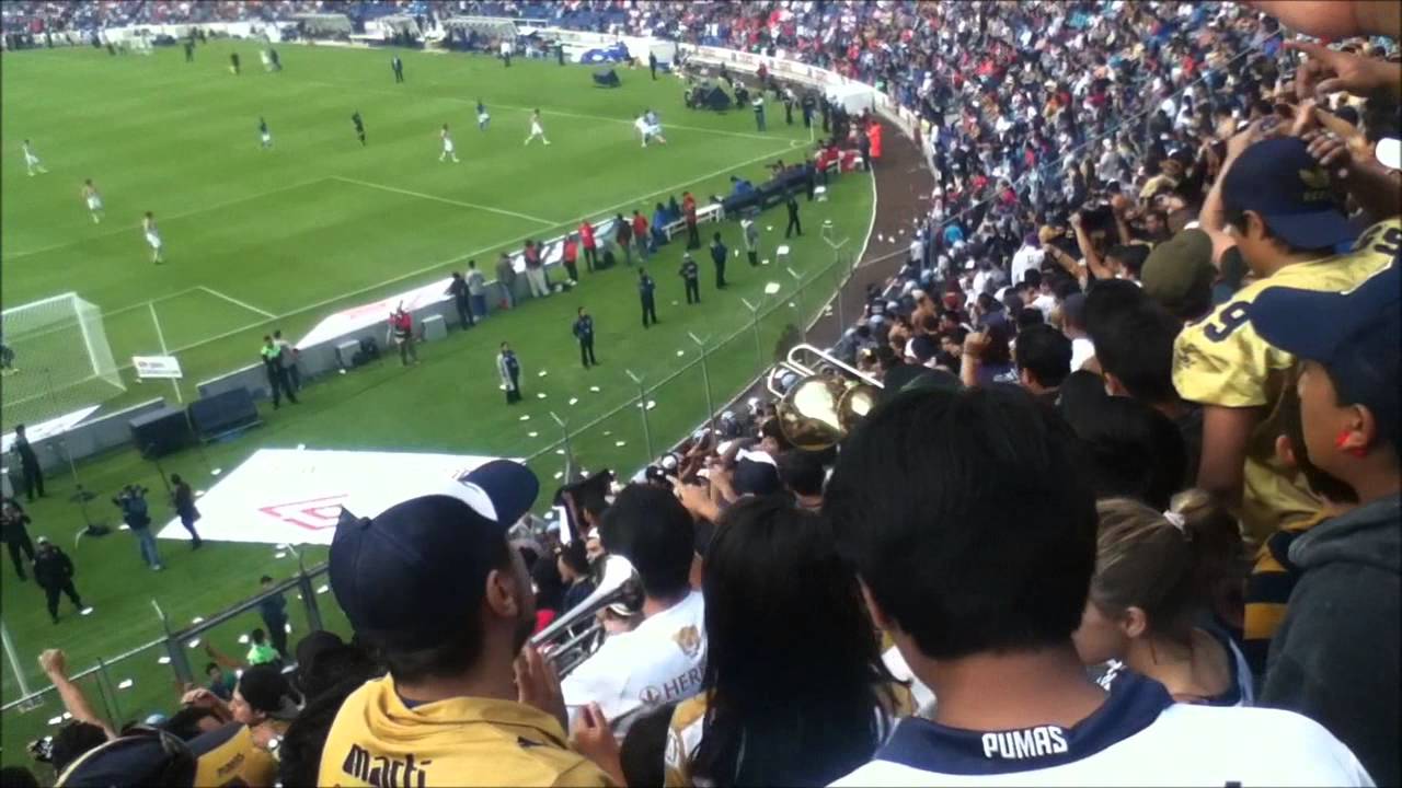 la rebel me estoy enamorando y gol de Daniel Ramirez (cruz azul vs pumas) 26 abril 2014