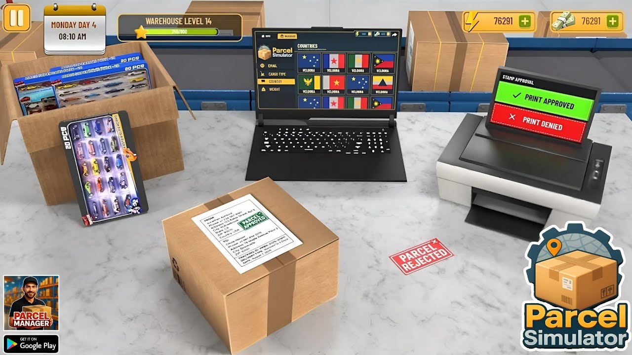 Parcel Delivery Simulator 3D (Early Access) – Android Gameplay