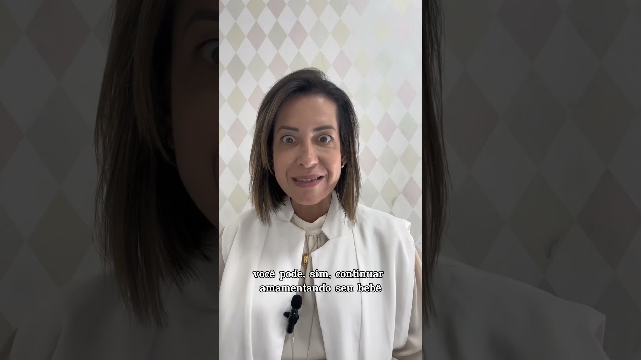Engravidei e estou amamentando, devo parar?