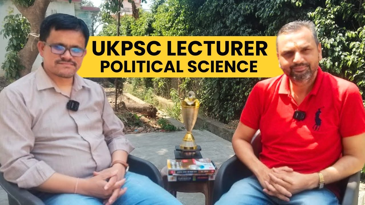 UKPSC Lecturer Online Classes | Political Science | Dr. Umrao Singh