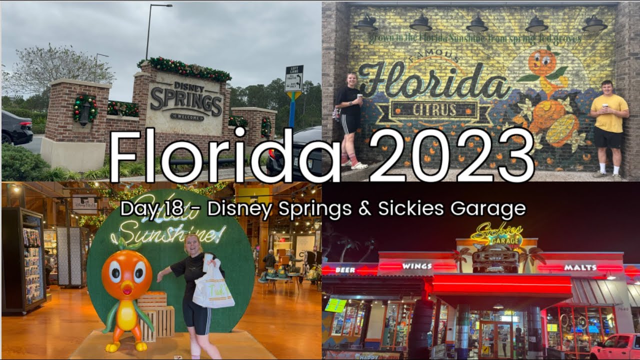 Florida Day 18 | Disney Springs | Outdoor World | Sickies Garage