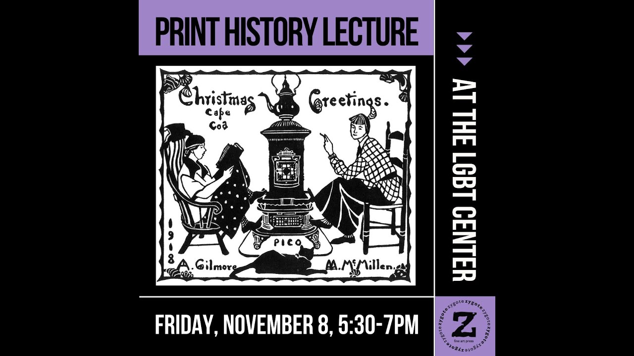 Print History Lecture: Discover the Legacy Of LGBTQ+ Print Makers