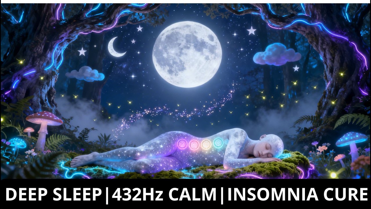 3 HOURS DEEP SLEEP MUSIC · 432Hz Universal Healing Frequency · Cure Insomnia & Calm Anxiety