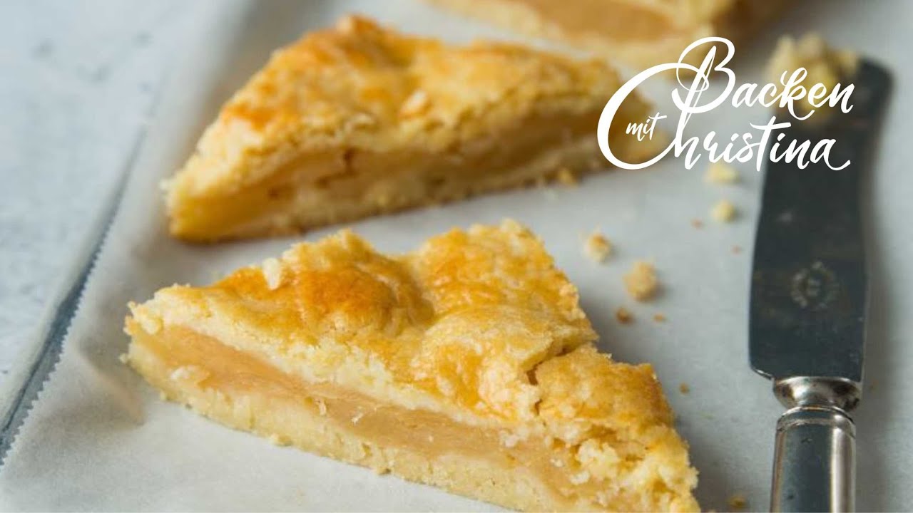 Gedeckter Apfelkuchen - Mürbeteig leicht verarbeiten
