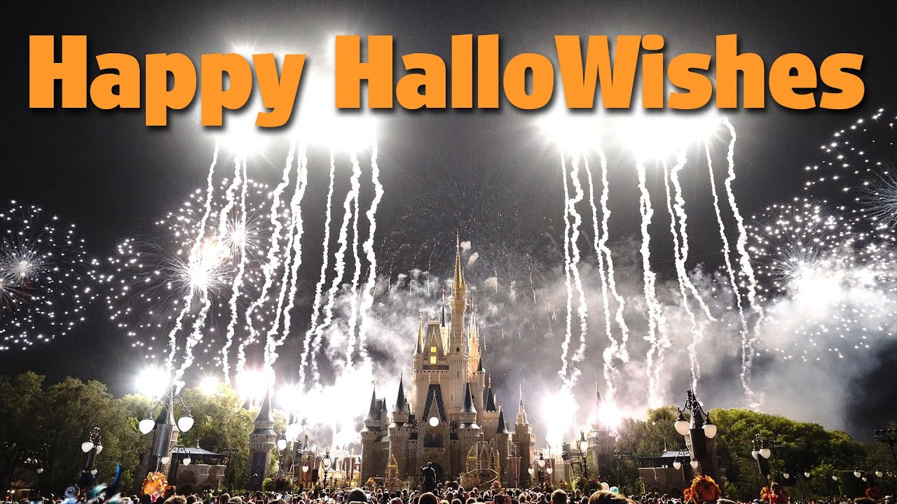 Happy HalloWishes Fireworks Show | Mickey's Not-So-Scary Halloween Party 2016