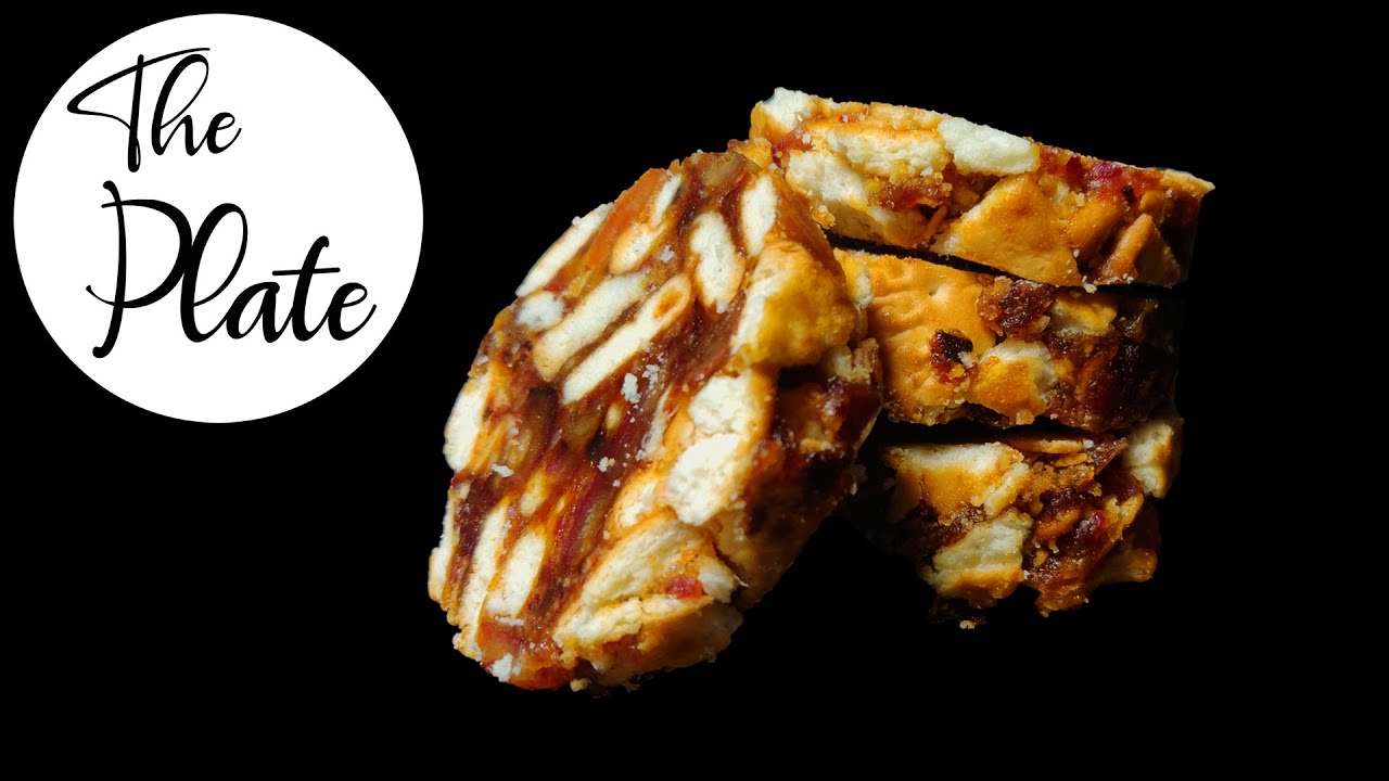Dates biscuit roll recipe | Easy and healthy snack | The Plate