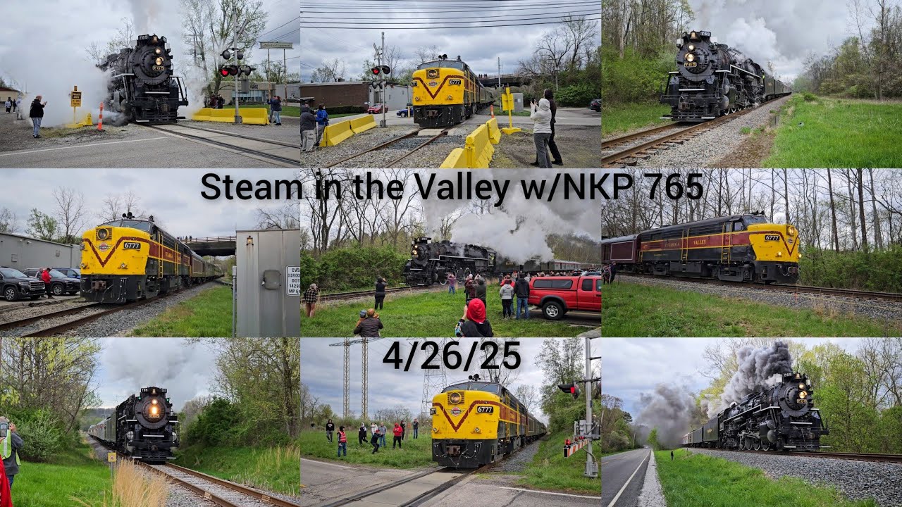 Steam in the Valley 2025: Chasing Nickel Plate 765 on the CVSR