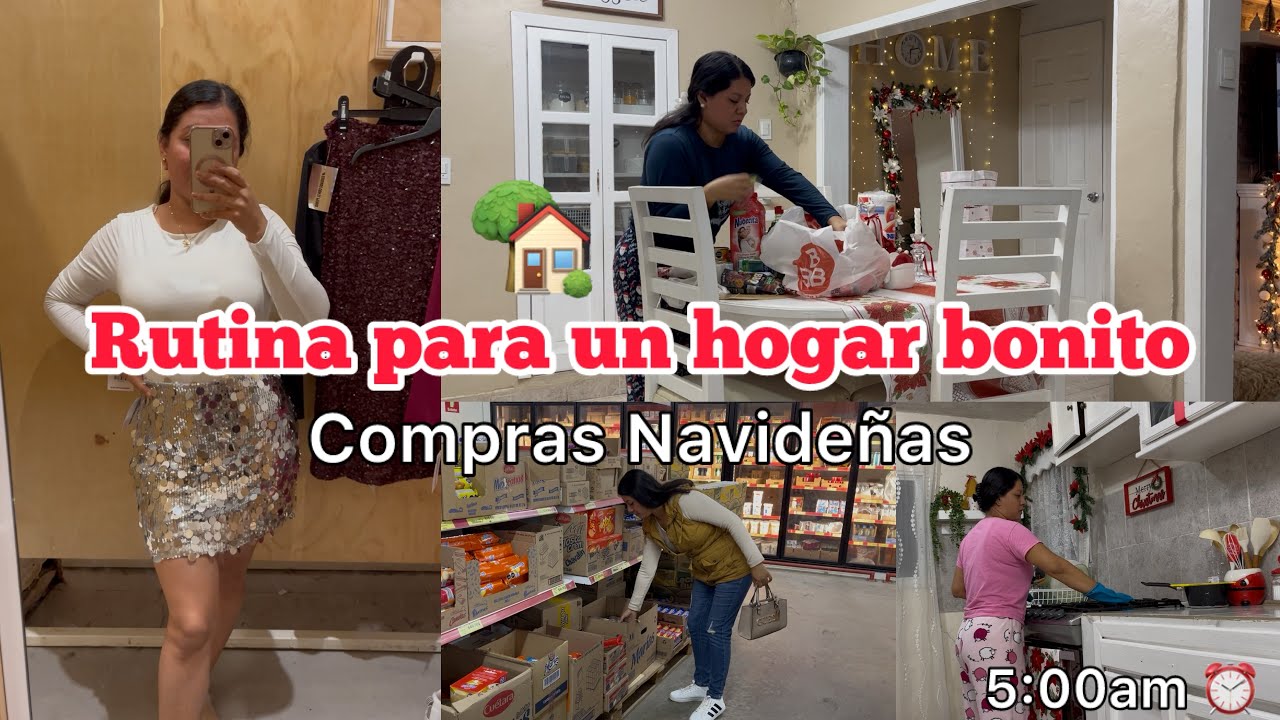 Ya me estoy acostumbrando🫩✅||Rutina matutina⏰||Compras Navideñas🎄