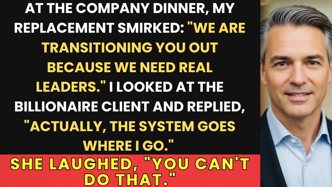 Replacement Fired Me At Dinner: 