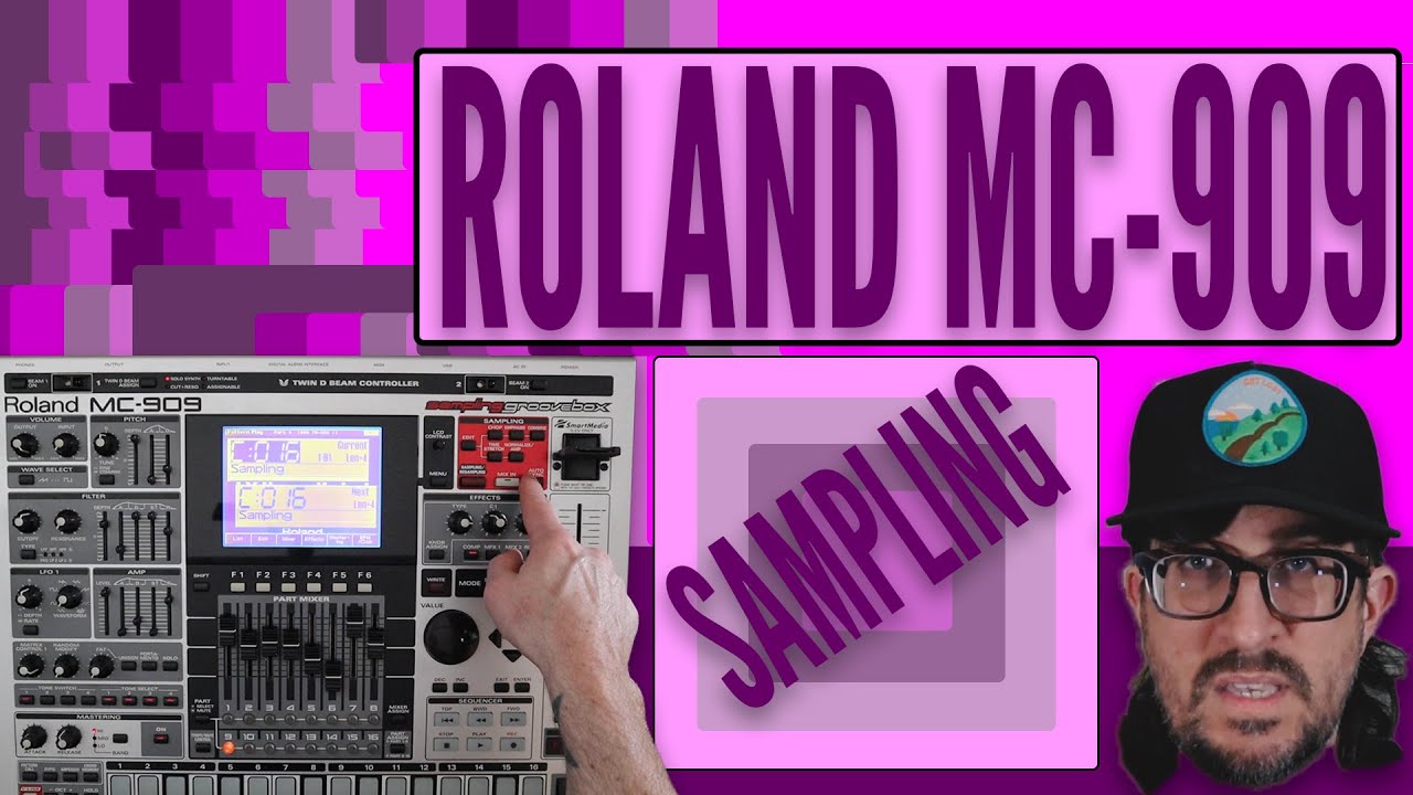 Roland MC-909 Groovebox 🎧Sampling 🎧Sound Generator Part 4 #Roland #Groovebox #sampling