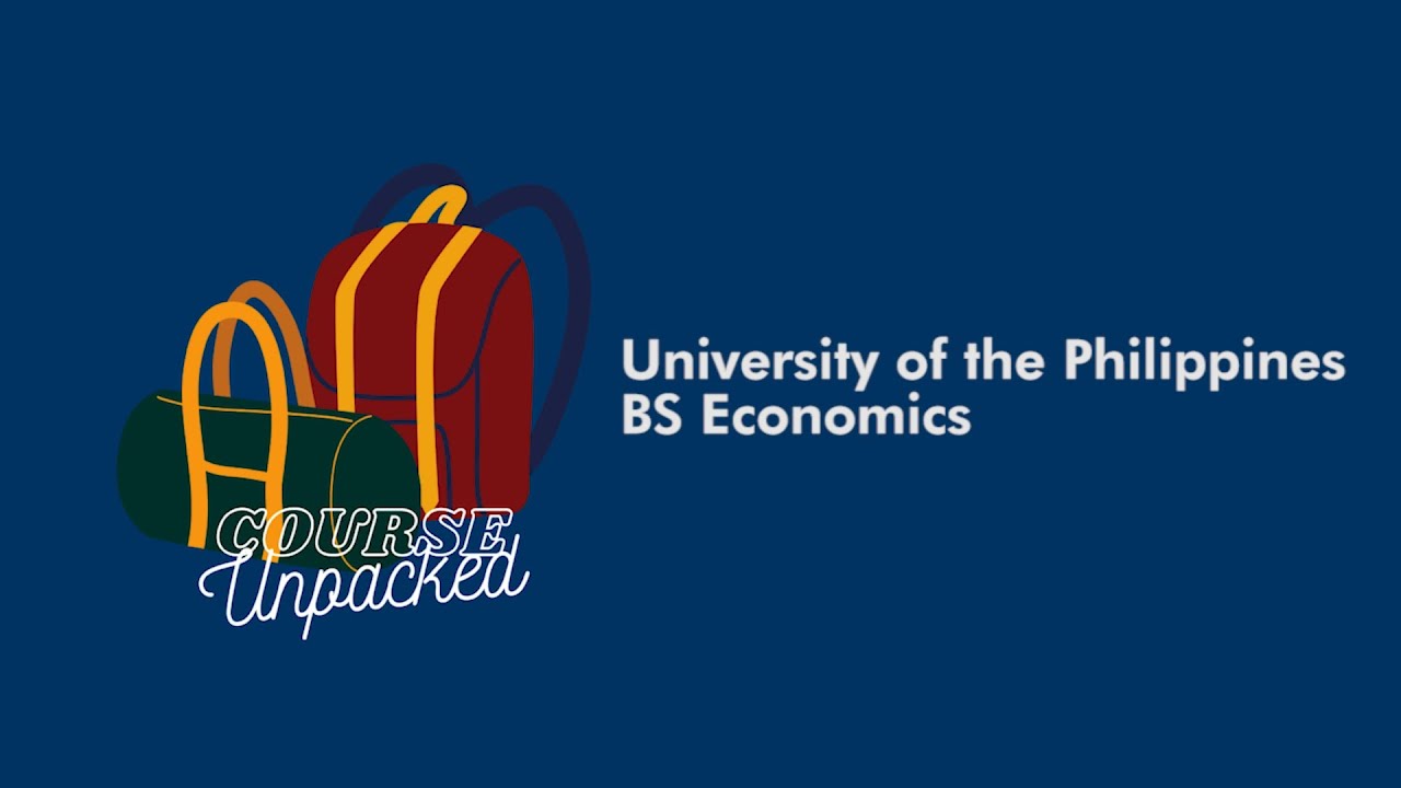 Course UnPacked #4: UP Diliman's BS Economics | Max Guanzon (Filipino)