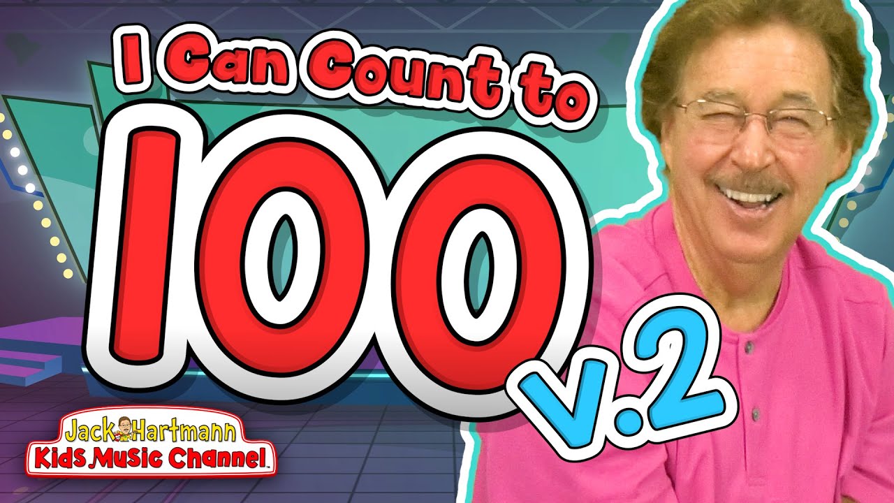 I Can Count to 100 Version 2 | Move and Count to 100! | Jack Hartmann