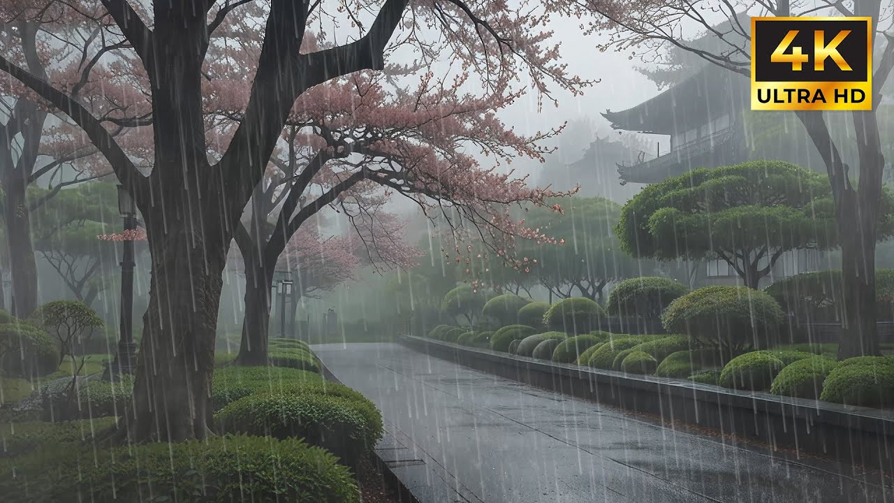 Relaxing Rain Sounds at Morning for Deep Sleep to Fall Asleep and Beat Insomnia Tonight