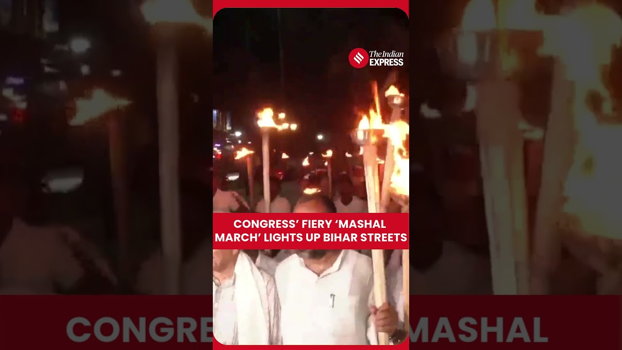 Mashal March in Bihar: Congress Protests SIR of Electoral Rolls, Accuses BJP and EC of Manipulation