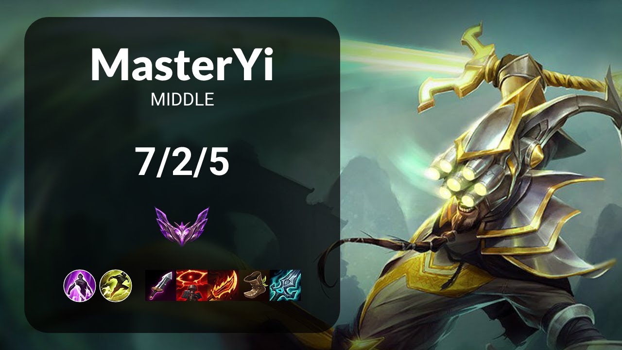 Master Yi vs Vladimir MIDDLE - KR MASTER Patch 15.2