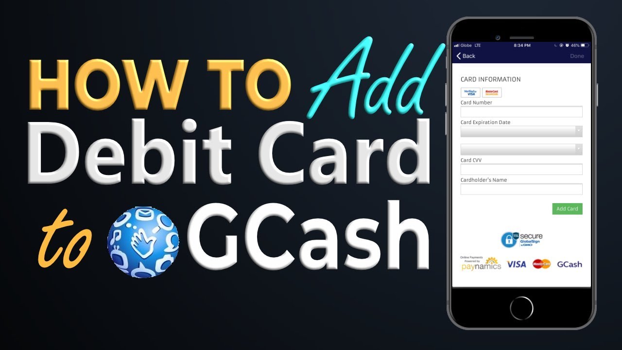 How to Add Debit Card as Cash In Option in GCash