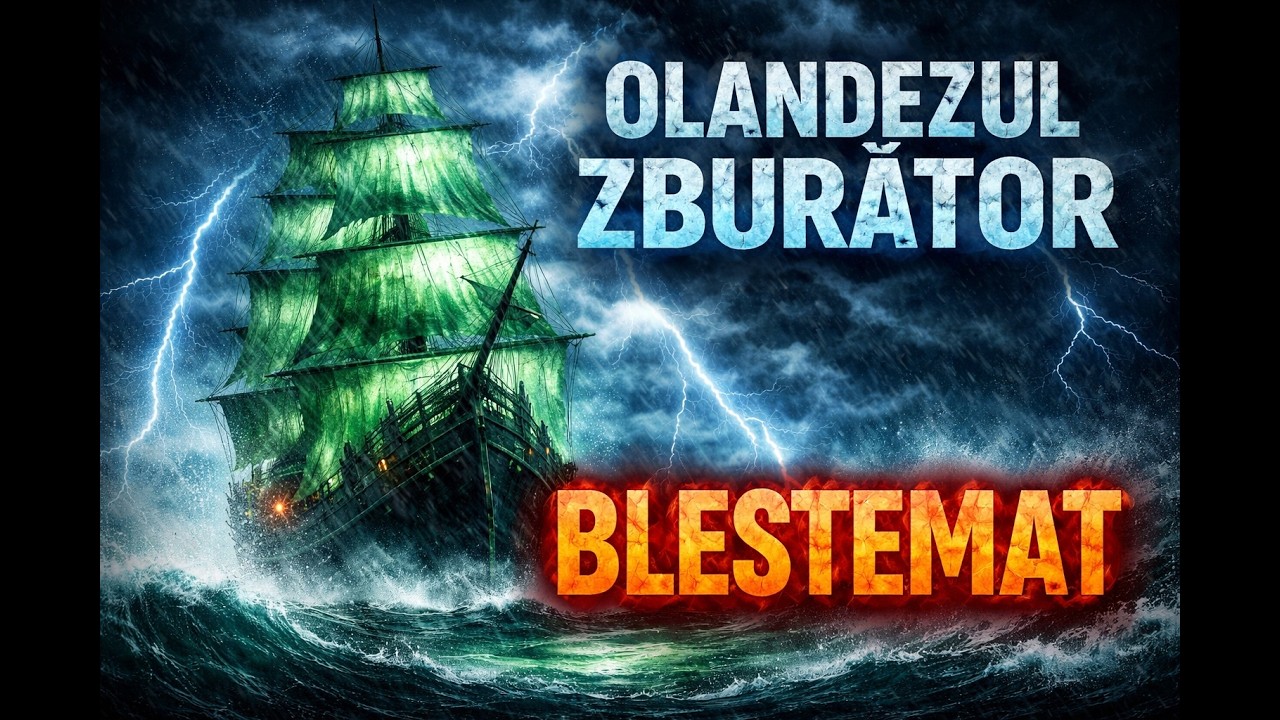 Olandezul Zburător: Nava Fantomă Blestemată Care Nu Ajunge Niciodată la Țărm 🌊⚡