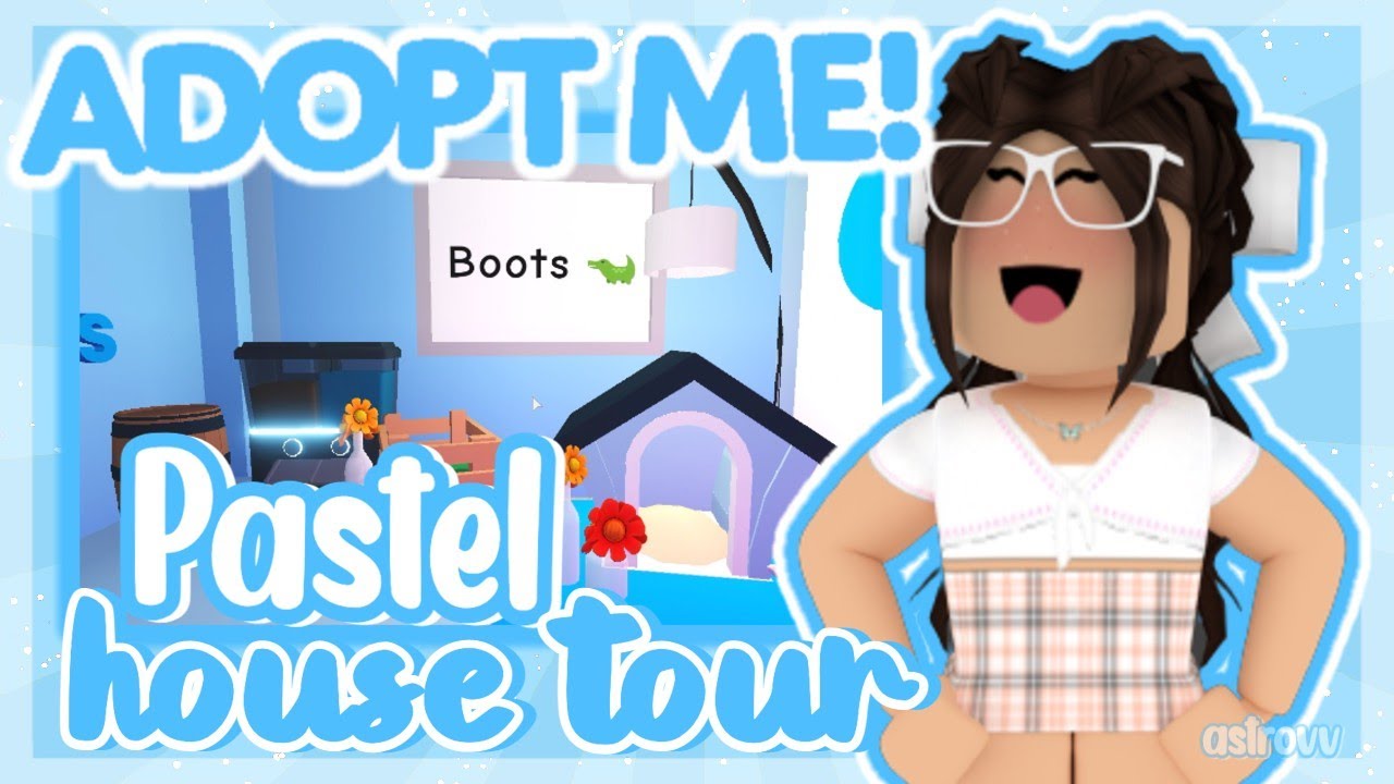 🏠 Adopt Me PASTEL House Tour 🌈 || astroVV