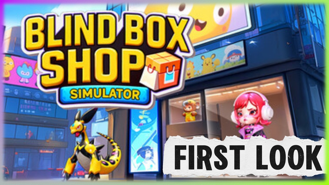 What will we unbox today? | Blind Box Shop Simulator | First Look