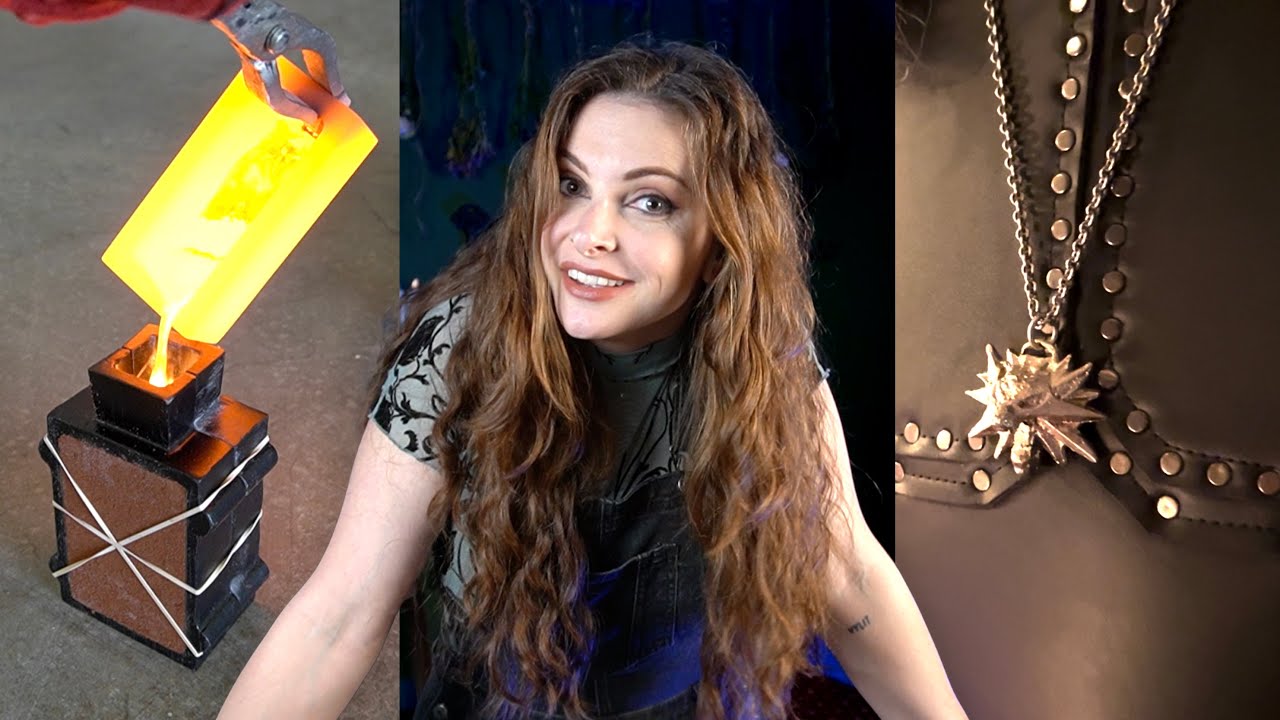 I made a WITCHER medallion - And maybe almost exploded myself